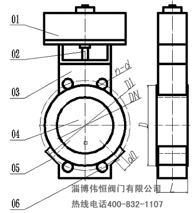 瀝青(qīng)保溫蝶(dié)閥外形尺寸(cùn)