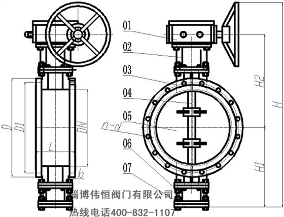 煤(méi)氣蝶(dié)閥結(jié)構